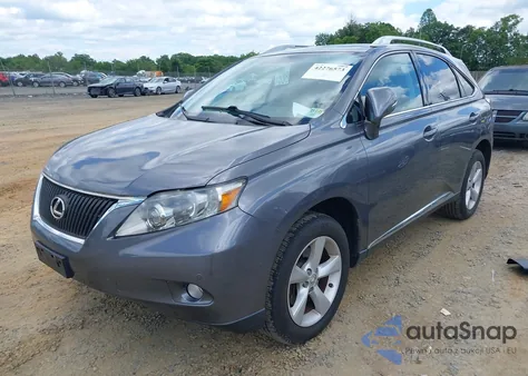 2012 Lexus Rx 350 из США, поврежденный, VIN 2T2BK1BA6CC134323